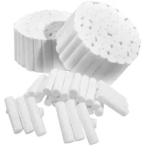 1000개의 1.5인치 면 치과용 거즈 롤 바이 바스트메드 치과의사용 고흡수성 구강용 코피용 무균 및 와