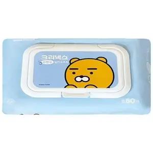 크리넥스 수앤수 카카오 라이언 물티슈 80매캡 x 1팩 x3SET(SH) (4661128...