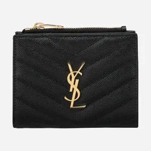 6S 575879 BOW01 1000 모노그램 지퍼 반지갑 블랙