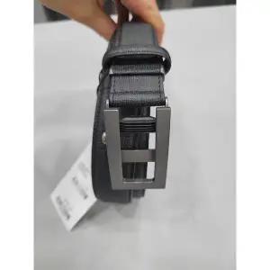 [본]BN4ST1902BK 블랙 소가죽 반부광 버클 자동 정장벨트_YS