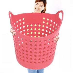 대형 플라스틱 세탁 바구니 빨랫감 보관 가정용 장난감/더러운 옷 야채 수납 정리함