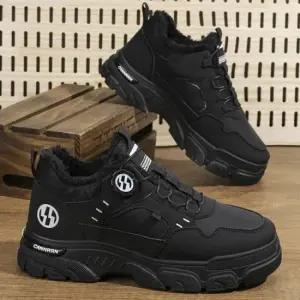 남자워커부츠 쿨샵 남성 방한털신 다이얼 스트랩 겨울 데일리운동화