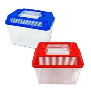 대일 사각 채집통()곤충 햄스터 달팽이 파랑색 형형 형동물 수집 색상