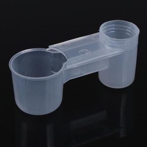 플라스틱 애완 조류 급수기 물병 컵 고양이 닭 비둘기 앵무새 햄스터 이중 노즐 물통 가정 정원용