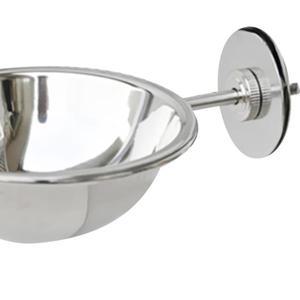 새장 먹이 그릇 음료 디스펜서 야외 다용도  스테인리스 앵무새 음식 물