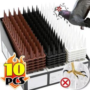 플라스틱 새 퇴치 스파이크 정원 고양이 가시 울타리 벽 비둘기 등반 방지