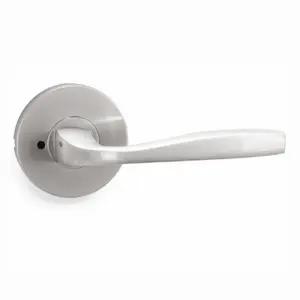 방문손잡이 버튼형 P10005 그레이 SN 방문 욕실문 중문