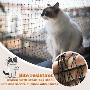 발코니 용 호환 와이어  고양이 그물 물린 방지 가을 애완 동물 안전망 창 계단 정원 방지 버드