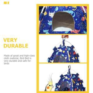 앵무새 텐트 해먹 새  은신처 고 천  작은 수면 집 용품