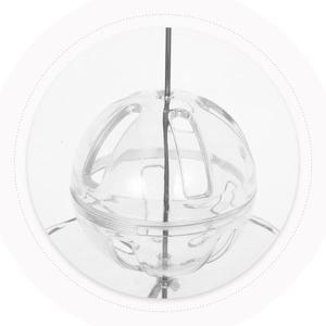 앵무새 먹이통 아크릴 걸이식 푸드 박스 속이 빈 디자인 간편 세척 리필 가능 새 지능 개발용 호환 마카오