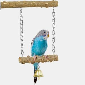 6개의 천연 나무 새 은신처용 호환 걸이형  앵무새 잔챙새 카나리아 등 새들이 케이지 오르내리고 놀 수 있