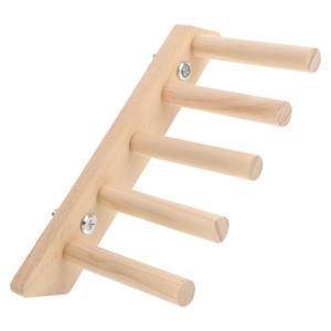 나무로 만든 앵무새 새집용 호환 등반 사다리 스탠드 운동기구 케이지 새 카카티엘 등에 호환