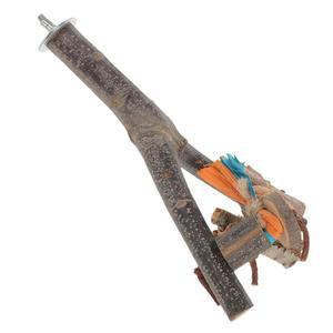 천연 나무 앵무새 펄치대 새장  발톱 갈이용 호환 스틱 내구성  새 파라케트용