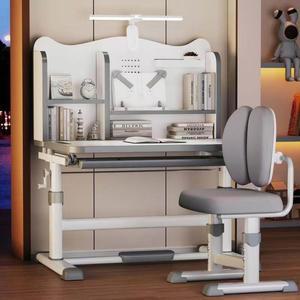 높이조절 책상 의자 세트 우키 의 트 테이블 5단 기본세트 의자1 원목의자