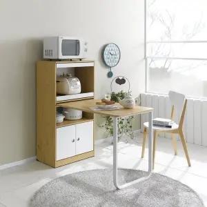 [인터데코]좁은공간 인출식 확장형 렌지대 수납 식탁 조리대 P0000BMW