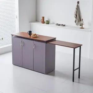 [인터데코]좁은공간 인출식 확장형 수납 식탁 조리대 P0000BNI