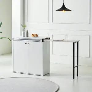 [인터데코]좁은공간 인출식 확장형 수납 식탁 조리대 P0000BNJ