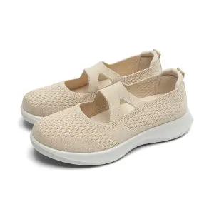 [무료배송][CAVALLO] 고탄성/초경량 충격흡수 여성 니트 메리제인 슬립온