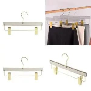 [JED] 바지걸이 아크릴 집게 바지옷걸이 고급바지걸이 그레이