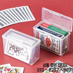 새로운 투명 플라스틱 상자 카드 놀이 컨테이너 PP 보관 케이스 포장 게임