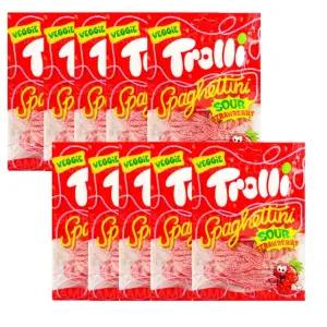 트롤리 스파게티니 사우어 딸기맛 (10개)