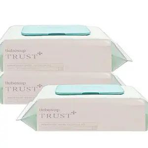 베베숲 트러스트 플러스 물티슈 캡형 80매 x 3팩 x3SET(SH) (46611284)