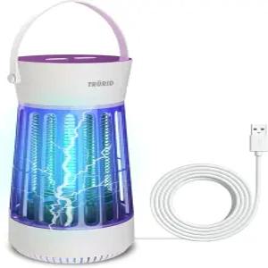 플라이 트랩 실내 벌레 재퍼 UV LED 모기 퇴치제 야외 파티오 선풍기와 간편한 빈 트레이가 있는 휴대용