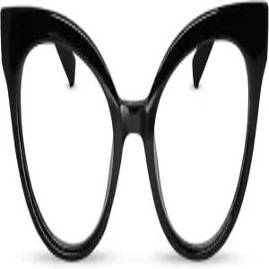 2SeeLife 오버사이즈 TR-90 여성용 고양이 안경 - 좁은 중간 사이즈 핏 내구성 있고 튼튼한 프레임