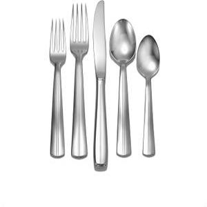 리버티 테이블탑 시더레스트 45피스 18/10 플랫웨어 세트 서비스 8인용 미국산 제품 포함