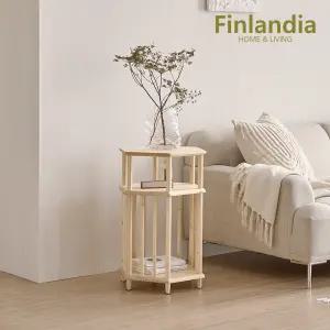 소울 원목 침실 거실 육각 2단 협탁