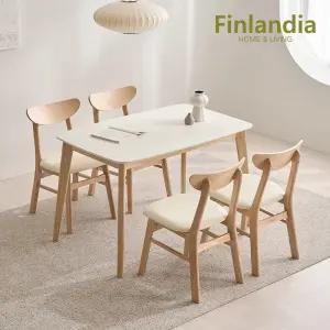 데니스 원목 4인식탁세트(의자4)