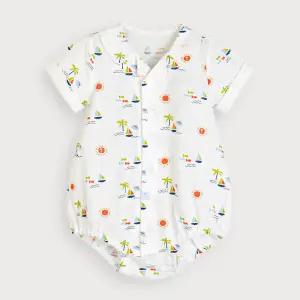 아일랜드밤부메쉬반팔바디수트 [여름]