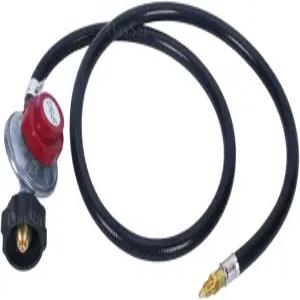 튀르키예 프라이어 실외 조리기 버너 등을 위한 CSA 인증 4FT LPG 호스가 장착된 GasSaf 고압 프로판