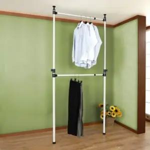 [원오안전] 2단 920-10행거 고정식 고정식 옷걸이행거 행거 (본품)