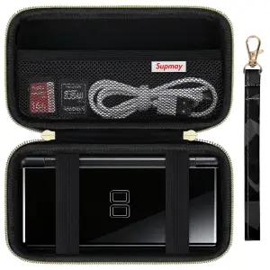 닌텐도 DS 라이트 NDSL 게임보이 어드밴스 게임 보관함 여행 가방 USB 충전 케이블용 메시 포켓 스타일러스