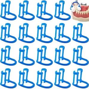 아메리칸 굿즈 덴탈 코튼 롤 홀더 클립 일회용 100개/pcs 블루 플라스틱 오르토