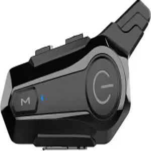 위피즈 모터사이클 헤드셋 E1 헬멧 인터콤 CVC 노이즈 캔슬링 스테레오 음악 IPX6 풀페이스 방수 기능 제공