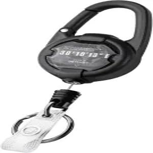 리트랙터블 키체인 헤비 듀티 카라비너 배지 홀더 32인치 스틸 코드가 있는 전술 ID 릴 스트랩 및 키 링이