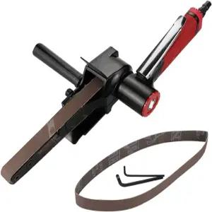 샌더 폴리셔 에어 벨트 샌딩 머신 공압 연마 도구 공기 각도 연마기 10 * 330mm /20 520mmSD20S