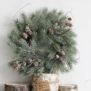 크리스마스인테리어 솔방울 조화 리스 소나무 크리스마스 장식 트리용품