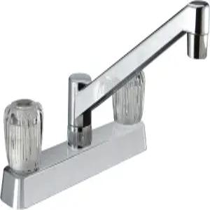 듀라 수도꼭지 DFPK600ACP RV 주방 싱크대 수도꼭지크리스탈 아크릴 손잡이 포함 크롬