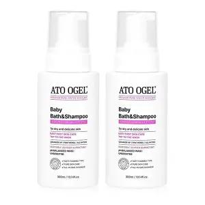 아토오겔 베이비 키즈 아기 샴푸 유아 바디워시 신생아 바스앤샴푸 2개입 - 1개