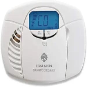 최초 경보 일산화탄소 감지기 알람디지털 디스플레이 및 피크 메모리 배터리 작동 CO410 화이트 사용 시