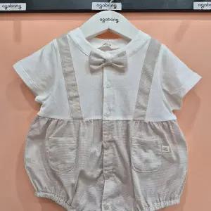 [아가방]노아서스팬더반팔바디수트 01T327907_CJ