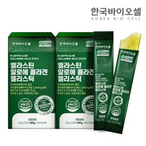 [NS홈쇼핑](소비기한 2026-07-01) 한국바이오셀 엘라스틴 알로에 콜라겐 젤리스틱 2세트(20g..[35797611]