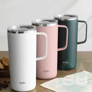 위아리턴 보온 텀블러 600ml 쥬스컵 스테인레스컵 스탠머그컵 예쁜머그컵