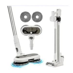 홈리아 무선 청소기 진공 +물걸레 브러시 세트 화이트