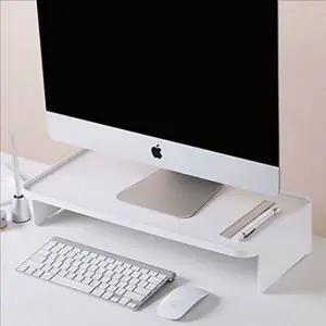 [셀러에이드]데스크 모니터 받침대 수납형 컴퓨터 받침대 사무실 정리대 책상