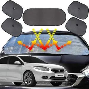 뉴SM3 M8B8L7E2 햇빛가리개 6종세트 차박용품