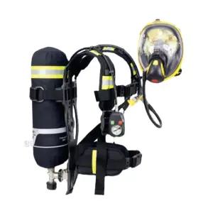 6L 산소호흡기 휴대용 산소통 장비 현장 안전 소방 비상탈출 필터 고압 응급
